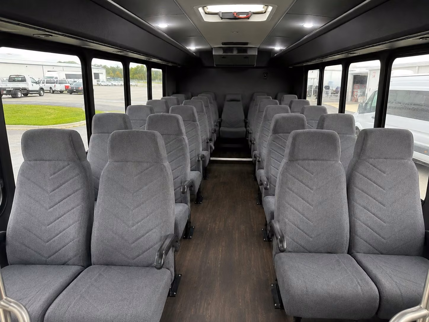 15 passenger minibus inside