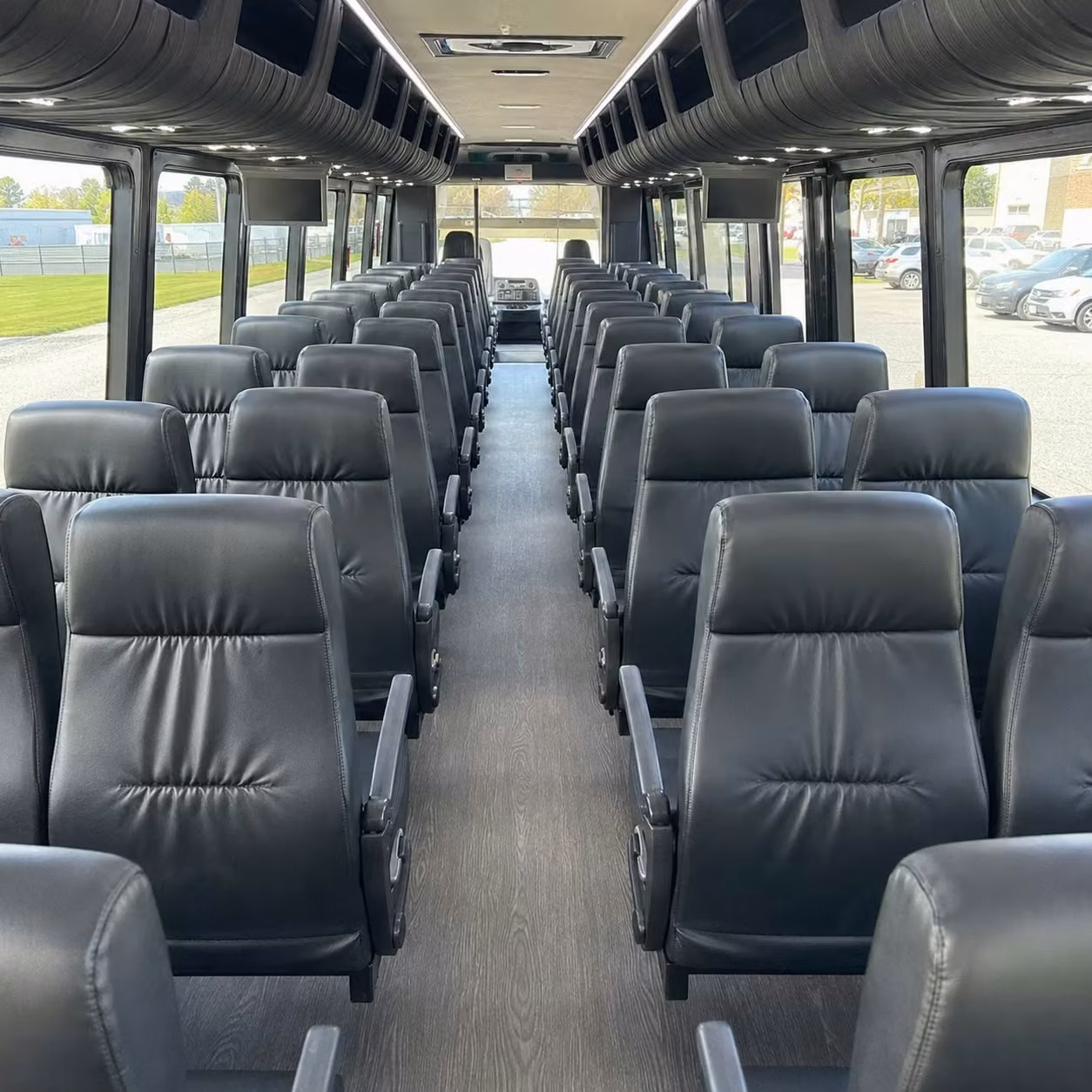 25 passenger minibus inside