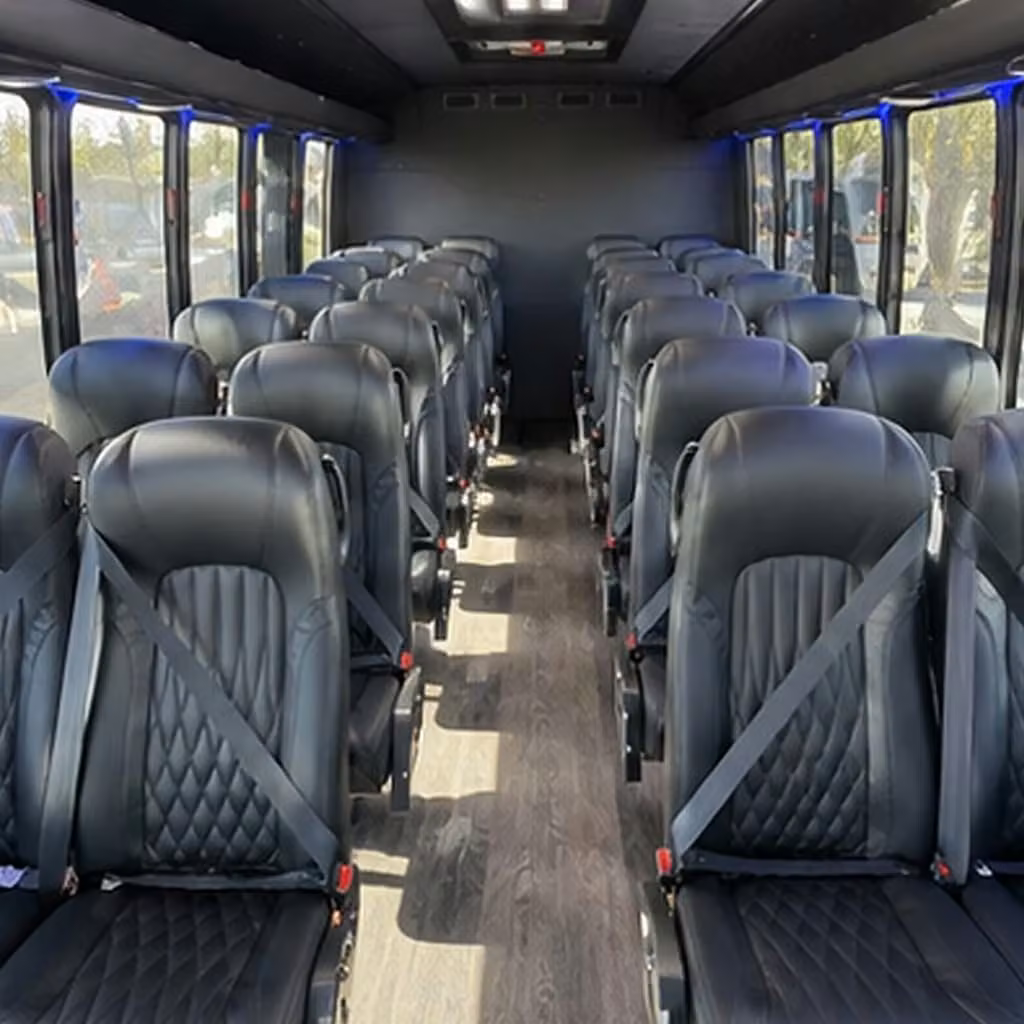 30 passenger minibus interior
