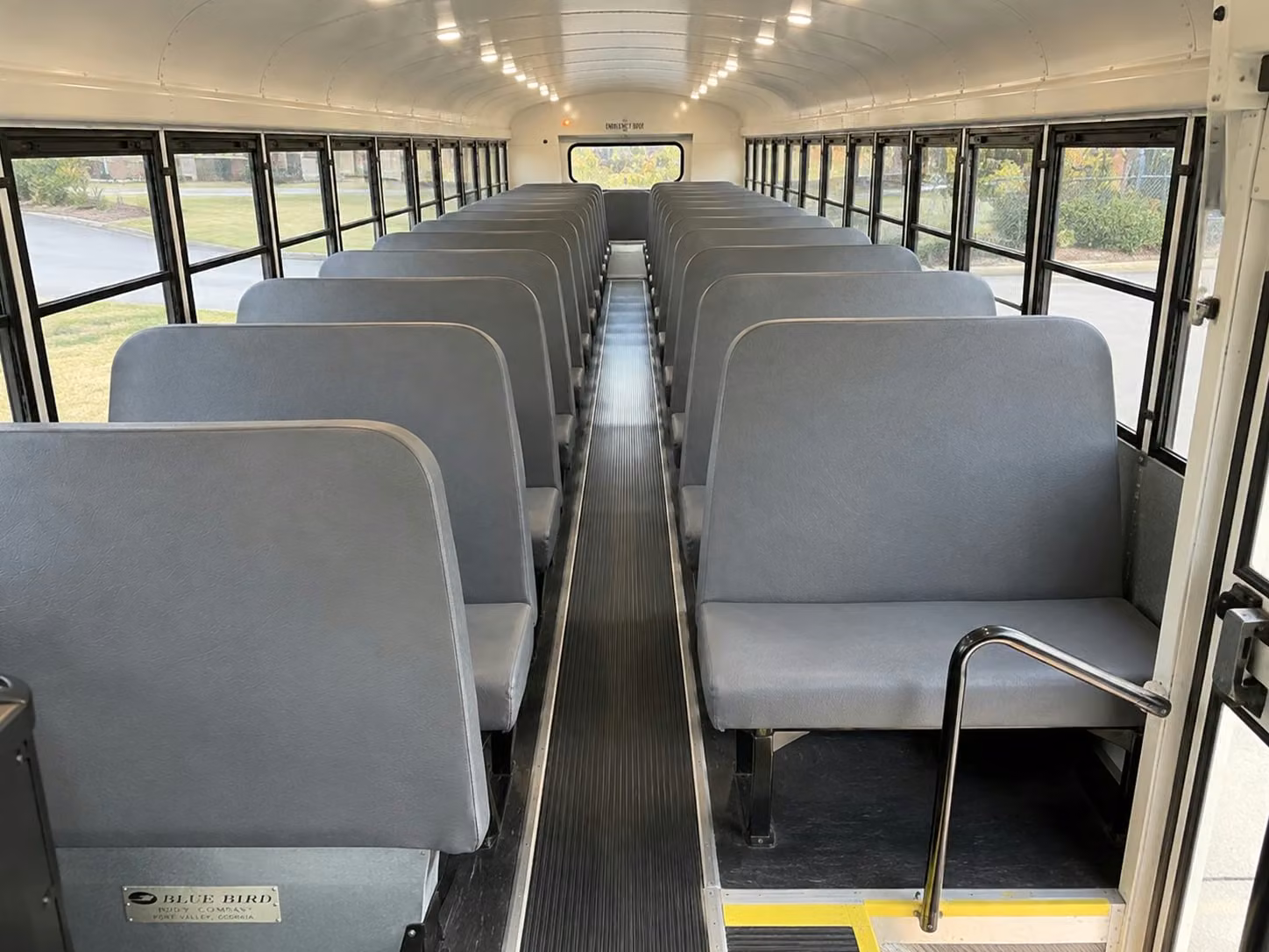 school bus interior