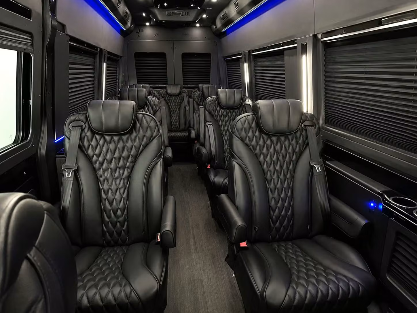 sprinter van with driver inside